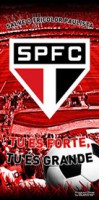 Toalha banho Veludo Torcida São Paulo